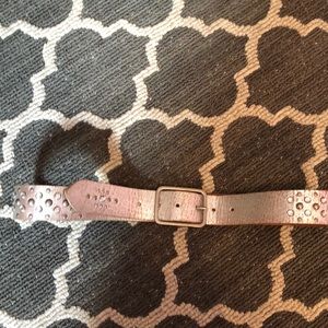Express silver rhinestone belt